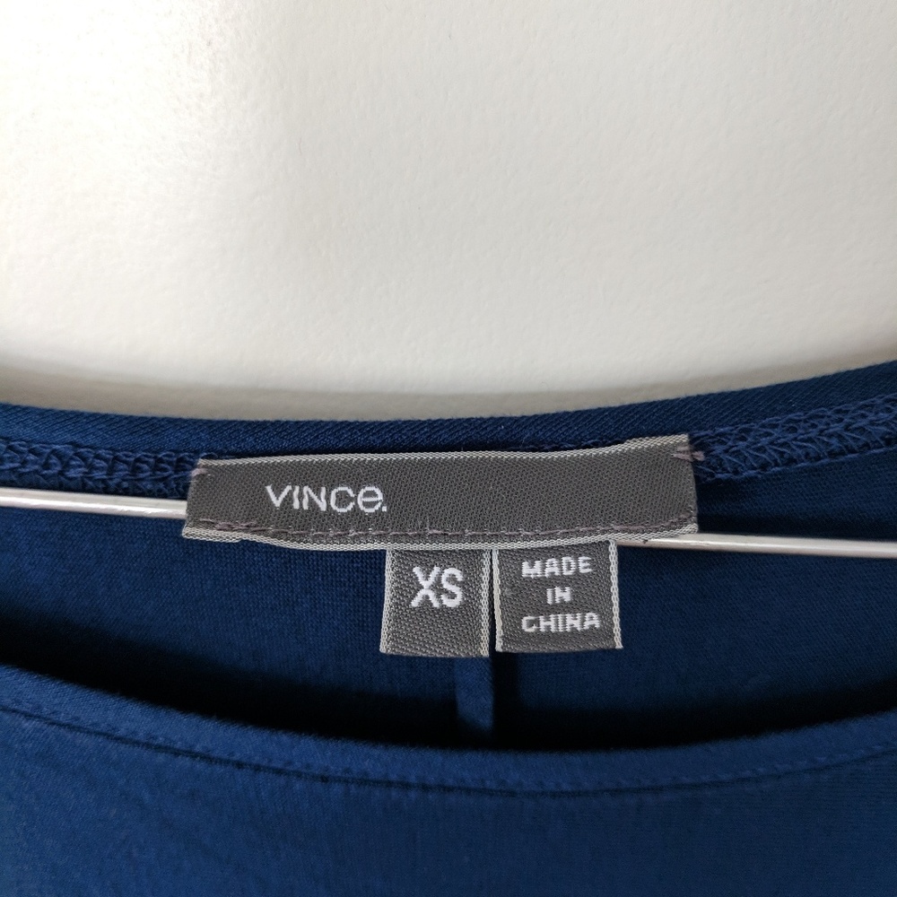 ⭐Vince Dolman Sleeve Slouchy Blue Top - Picture 8 of 8